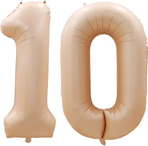 Miniatura 442 de Goer, conjunto de globos de papel aluminio para decoraciones de cumpleaños, globos de las letras de feliz cumpleaños y de números Oro