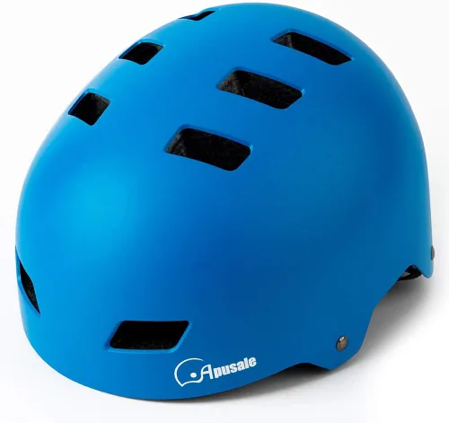 Miniatura 3 de Casco para bicicleta y patineta, ajustable y multideporte para patines y scooter, 3 tallas para adultos, jóvenes, niños y bebés Azul