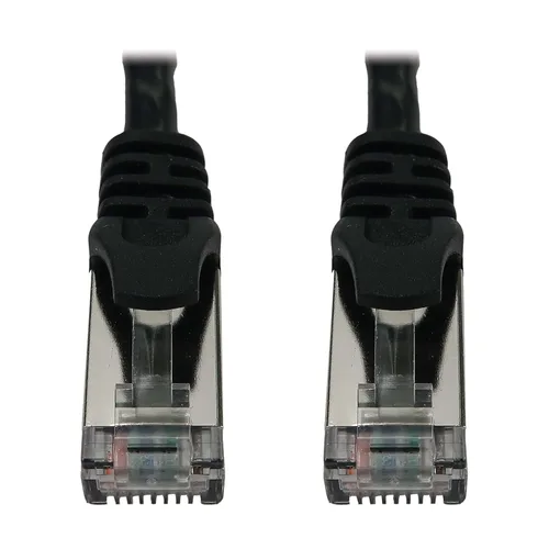Miniatura 38 de Tripp Lite Cable Ethernet Cat6a 10G, cable de conexión de red STP moldeado sin enganches (RJ45 M/M), negro, 35 pies/34.8 ft, garantía