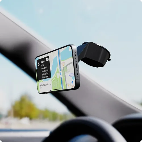 Miniatura 7 de Mous Soporte de teléfono compatible con MagSafe y Pixelsnap - Soporte de succión para teléfono compatible con iPhone 17/16/15/14, Pixel 10, S26/S25