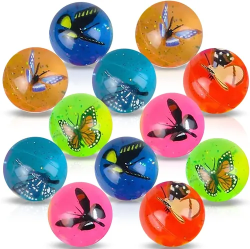 Miniatura 8 de ArtCreativity Bolas de rebote de dinosaurio de 2 pulgadas, juego de 12, bolas para niños con dinosaurio 3D en el interior, juguetes al aire libre