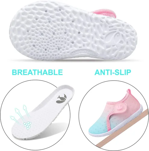 Miniatura 89 de FEETCITY Baby Boys Girls Water Sport Shoes Barefoot Kids Aqua Socks Quick-Dry Beach Swim Pool Shoes