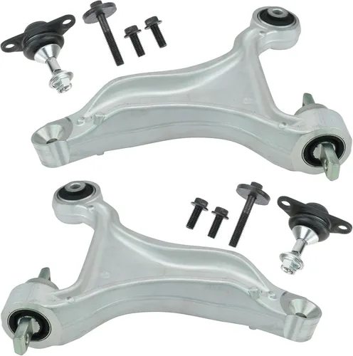 Miniatura 69 de TRQ Brazo de control delantero superior e inferior con rótula juego de 4 piezas compatible con Land Rover Range Rover 2003-2012