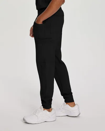 Miniatura 2 de Urbane Impulse 9913lLKA - Pantalones deportivos elásticos de 7 piezas para hombre, Grafito