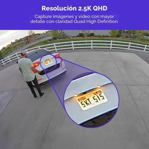 Miniatura 4 de WYZE Floodlight Camera Pro, Elección de los Editores de PCMag 3000-lúmenes LED, cámara de seguridad exterior HD 2.5K, vista ancha de 180°, visión