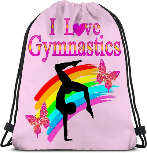 KENT HILL Mochila retro con estampado floral de girasoles con cordón, bolsa de gimnasio, color6, Mochilas Daypack