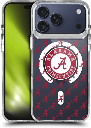 Miniatura 326 de Head Case Designs Funda de gel suave con licencia oficial de la Universidad de Alabama UA Collage compatible con Apple iPhone 13 Pro Max
