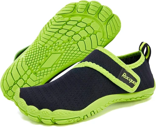 Racqua Zapatos acuáticos para niños y niñas, de secado rápido, ligeros, para piscina, natación, playa, deportes, zapatos acuáticos (niños