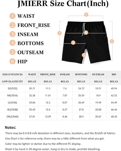 Miniatura 6 de JMIERR Pantalones cortos casuales para hombre, de algodón, con cordón, para verano, playa, tela cruzada, pantalones cortos de golf chinos