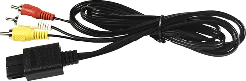 Miniatura 6 de HQRP Cable AV Multi para Nintendo Super NES/Gamecube - 3 RCA Composite Audio Video Cord, Multi Out Connector