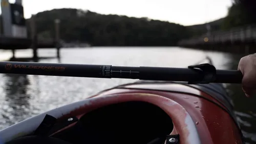 Miniatura 4 de Apex Carbon Recreation/Touring Kayak Paddle Hoja de fibra de carbono Eje de fibra de carbono ajustable