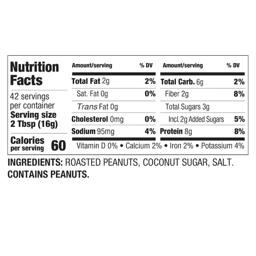 Miniatura 2 de PBfit 24 onzas de mantequilla de maní clásica en polvo, mantequilla de maní en polvo para untar de maní tostado real, 8g de proteína 8% DV, sin