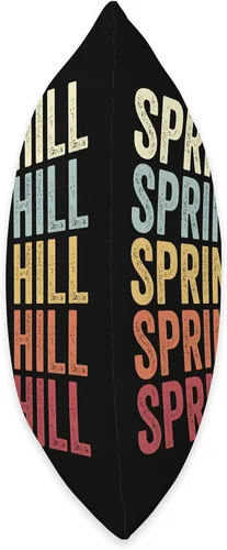 Miniatura 2 de Spring Hill Florida Spring Hill FL Retro Vintage Text Throw Pillow