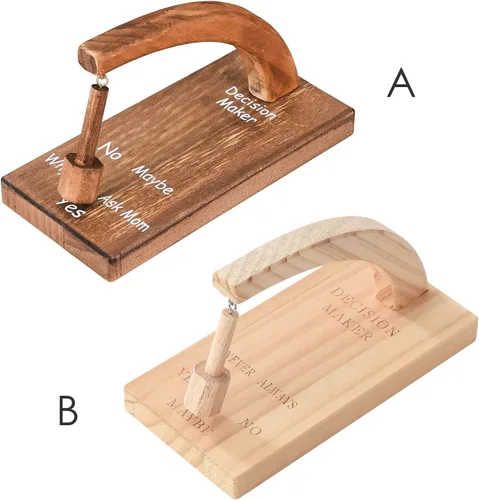 Miniatura 7 de Tomador de decisiones, selector magnético oscilante creativo de madera, oscila el péndulo y encuentra la respuesta a tu pregunta (- # -2)