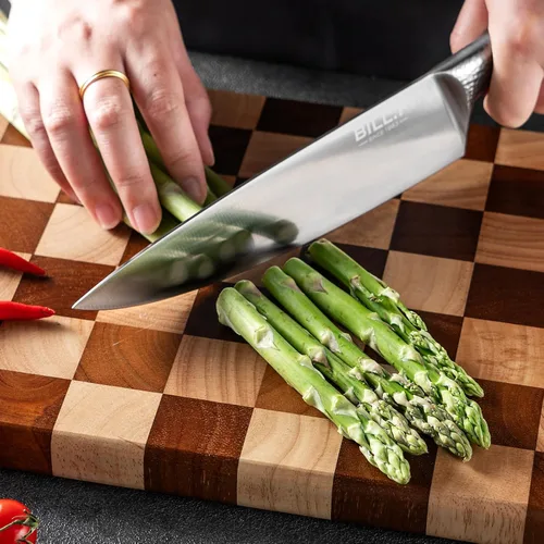 Miniatura 6 de Bloque de cuchillos con juego de cuchillos de cocina, 14 piezas y tabla de cortar de madera, cuchillo de acero inoxidable para cocina, artículos 14