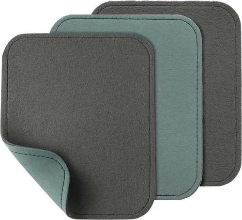 TonGass Toalla de Gamuza de Cuero para Boliche 6.56" x 5.56" – Toalla de Doble Cara de Cuero Genuino para Bola de Boliche Removedor de Aceite,