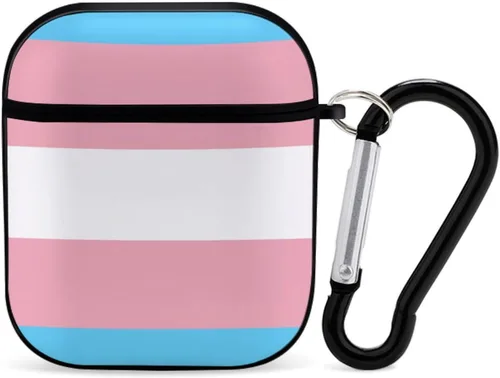 Compatible con Airpods 2 y 3 para Airpods (bandera del orgullo transgénero)