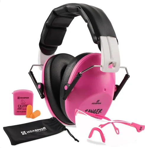 Miniatura 8 de HEARMOR Orejeras de protección auditiva para disparo con NRR 23 dB de reducción de ruido, orejeras de perfil bajo, auriculares para rango de tiro