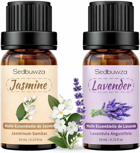 Miniatura 35 de Sedbuwza Aceite esencial de jazmín, aceite de fragancia de jazmín orgánico puro para difusor, humidificador, jabón, vela, perfume