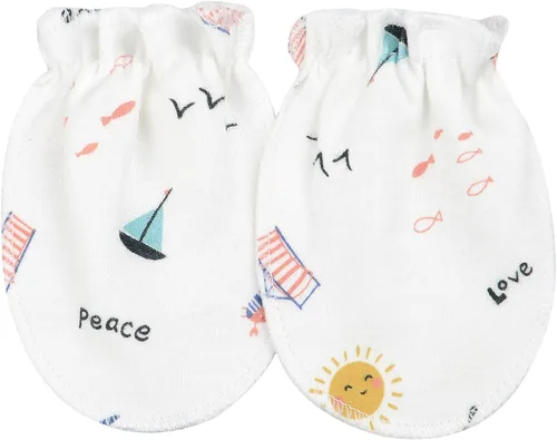 Miniatura 3 de Guantes de algodón para recién nacido guantes de algodón para bebés y niñas