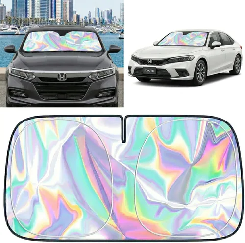 Miniatura 45 de Parasol para parabrisas Honda HR-V 2023-2025 – Cubierta plegable para parabrisas para accesorios HRV Protege el coche de los rayos solares