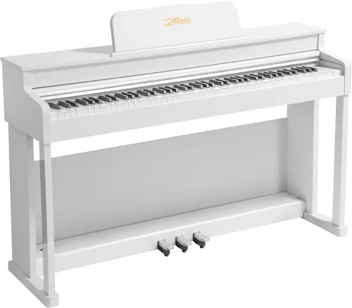 Miniatura 8 de Piano digital de 88 teclas con teclado de tamaño completo y teclas completamente ponderadas, teclado de piano acústico profesional con martillo