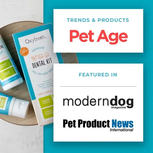 Miniatura 6 de Oxyfresh Kit dental prémium para mascotas para perros y gatos – Ambientador de aliento y solución de limpieza dental más fácil para aliento fresco