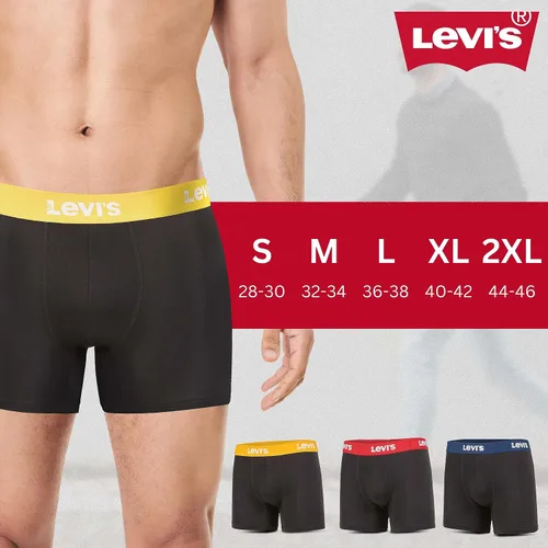 Miniatura 6 de Levi's Calzoncillos tipo bóxer de microfibra para hombre, ultra suaves, paquete de 4