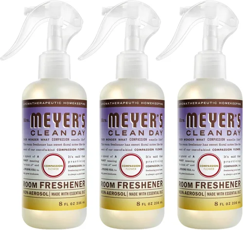 Miniatura 10 de Mrs. Meyer's Clean Day - Ambientador en espray, atomizador sin aerosol infundido con aceites esenciales, albahaca, 8 onzas líquidas