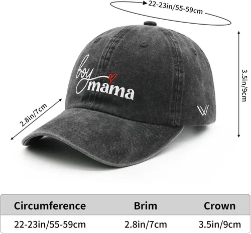 Miniatura 7 de Gorro de béisbol para mujer, gorra de béisbol ajustable para mamá