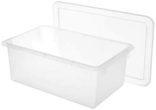 Miniatura 2 de ECR4Kids Cubo de almacenamiento con tapa, organización multiusos, surtido, 10 piezas