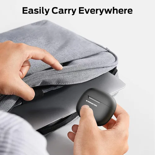 Miniatura 11 de Auriculares inalámbricos Monster N-Lite 208 Bluetooth 5.4 con micrófono integrado, control táctil, auriculares Bluetooth con 30 horas