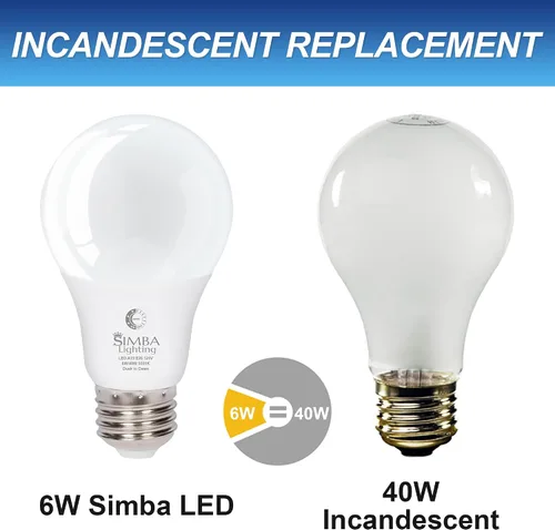 Miniatura 6 de Simba Lighting Bombillas LED para exteriores con sensor de fotocélula del atardecer al amanecer, encendido y apagado automático inteligente