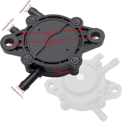 Miniatura 2 de Taiss 4 bombas de combustible 491922 808492, repuesto para 49040-7001 16700-Z0J-003 691034 808656 808281, compatible con motor de cortacésped GX610