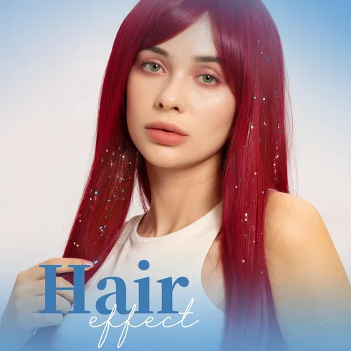 Miniatura 7 de Teenitor Purpurina para Cara y Cuerpo - Azul, Gel de Purpurina para Cabello, 6 Formas Purpurina de Maquillaje Festival para Cara, Cabello y Cuerpo