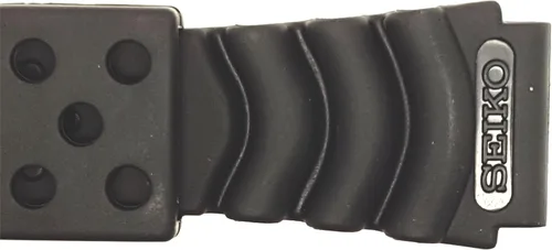 Miniatura 3 de Seiko 4HX0JB - Correa de buceo (0.787 in, goma negra)