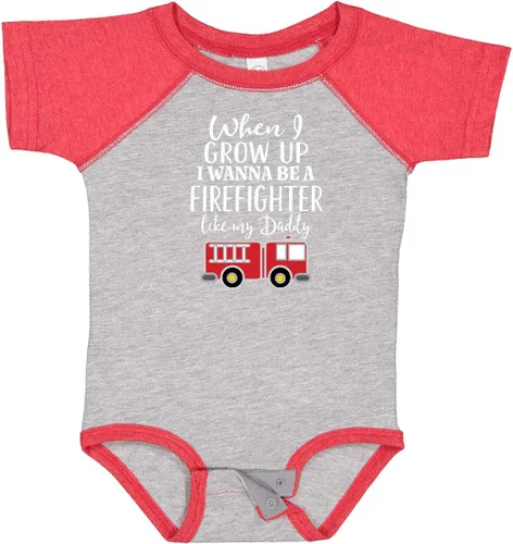 Miniatura 18 de inktastic Body de bebé Future Firefighter Like Daddy