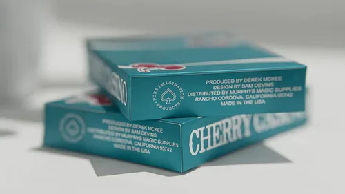 Miniatura 2 de MJM Cherry Casino (Tropicana Teal) naipes de Pure Imagination Projects