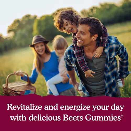 Miniatura 7 de Garden of Life - Gomitas orgánicas de remolacha con vitamina D y B12, gomitas de raíz de remolacha para la salud del corazón, energía, después