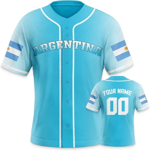 Custom 2026 World Baseball Jersey Sports Shirt for Fans Men Youth Women Gifts Personalize Your Name Number S-6XL