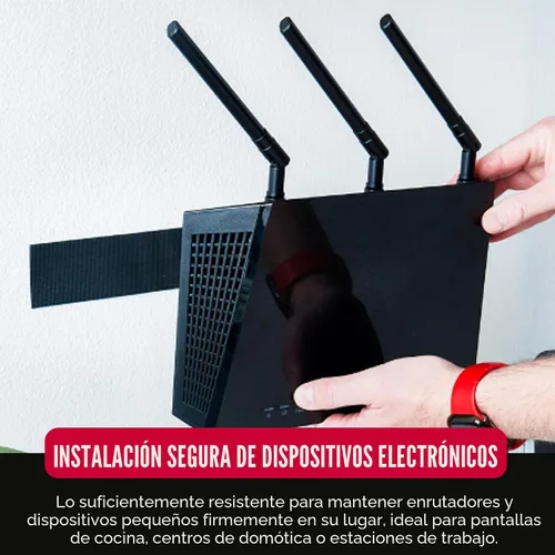 Miniatura 3 de Cinta resistente de marca VELCRO Rollo de 3.7 metros Fuerte adhesivo pegajoso en la parte posterior que sostiene hasta 10 libras Sujetadores
