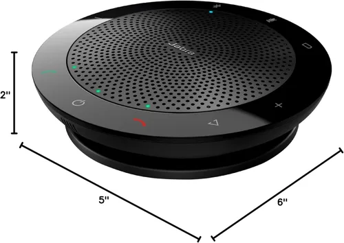 Miniatura 6 de Jabra Speak 510 UC - Altavoz inalámbrico Bluetooth para conferencias - Excelente calidad de sonido, altavoz portátil para reuniones en cualquier