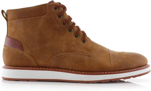 Miniatura 2 de Ferro Aldo Birt MFA506027 - Calzado deportivo medio alto para hombre con espuma viscoelástica, casuales, cuero vegano del desierto, Botas Chukka
