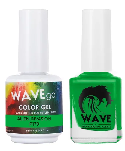 Miniatura 81 de WAVEGEL - Juego dúo de gel y esmalte de uñas a juego - Colección Simplicity - #P109 Blizzard I 0.5 onzas