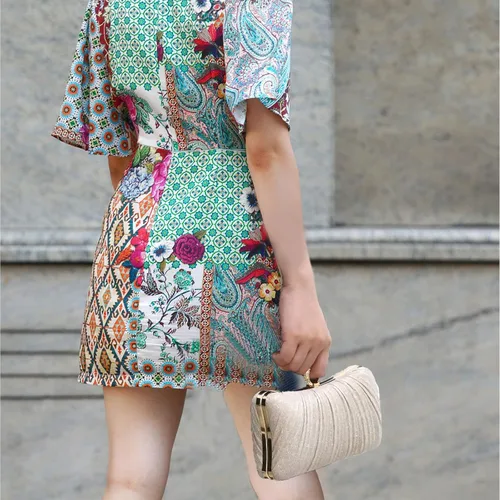 Miniatura 4 de Crbeqabe Bolso de mano con purpurina para mujer, bolso de noche plisado, bolso de noche para boda, fiesta, noche, monederos, embrague de noche