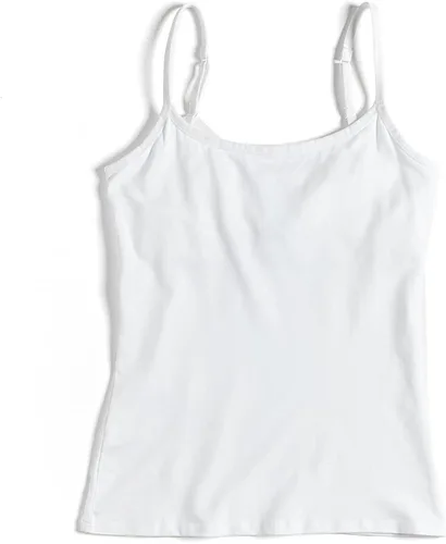 Miniatura 4 de Pact Women's Organic Cotton Camisole Tank Top with Built-in Shelf Bra