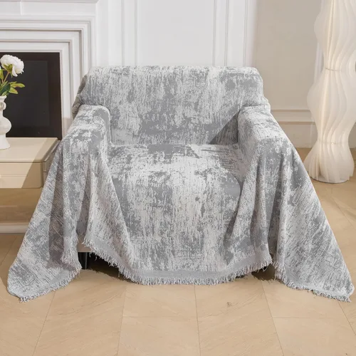 Miniatura 22 de MEETSKY Fundas para sofá modular de 3 cojines, lavables, mezcla de felpilla suave, protector de muebles, funda decorativa de estilo moderno