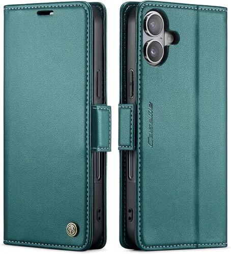 Miniatura 38 de QLTYPRI Funda tipo cartera para iPhone 7/8/SE 2020/SE 2022 5G, funda magnética de piel sintética de alta calidad con bloqueo RFID, ranuras