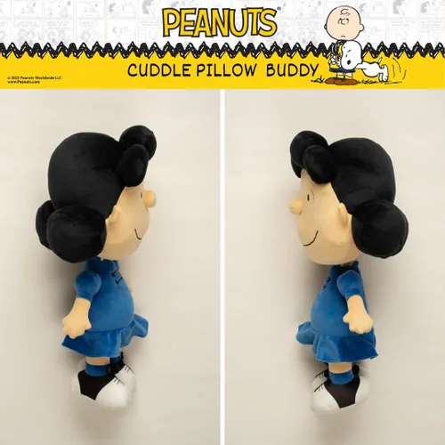 Miniatura 4 de Coleccionables Peanuts Lucy Ropa de Cama Almohada de Peluche Super Suave Decorativa para Arrojar y Acurrucarse, (Producto Oficialmente Licenciado)