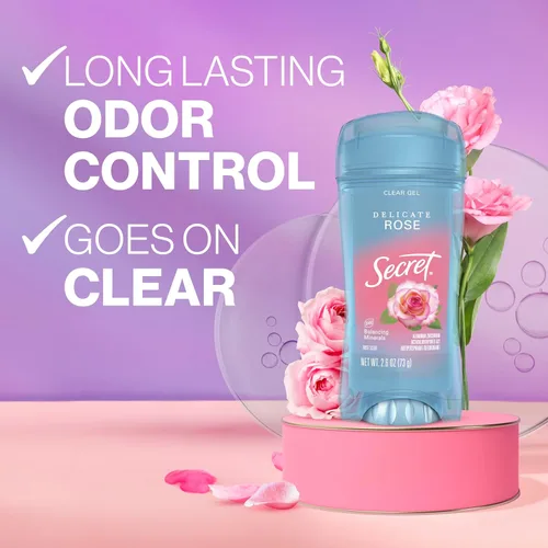 Miniatura 2 de Secret Desodorante antitranspirante fresco para mujer, protección transpirable contra el sudor y el olor durante 72 horas, frescura instantánea